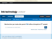 Tablet Screenshot of linktechnology.fr
